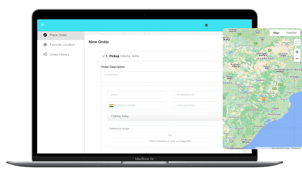 Booking Form - Tookan